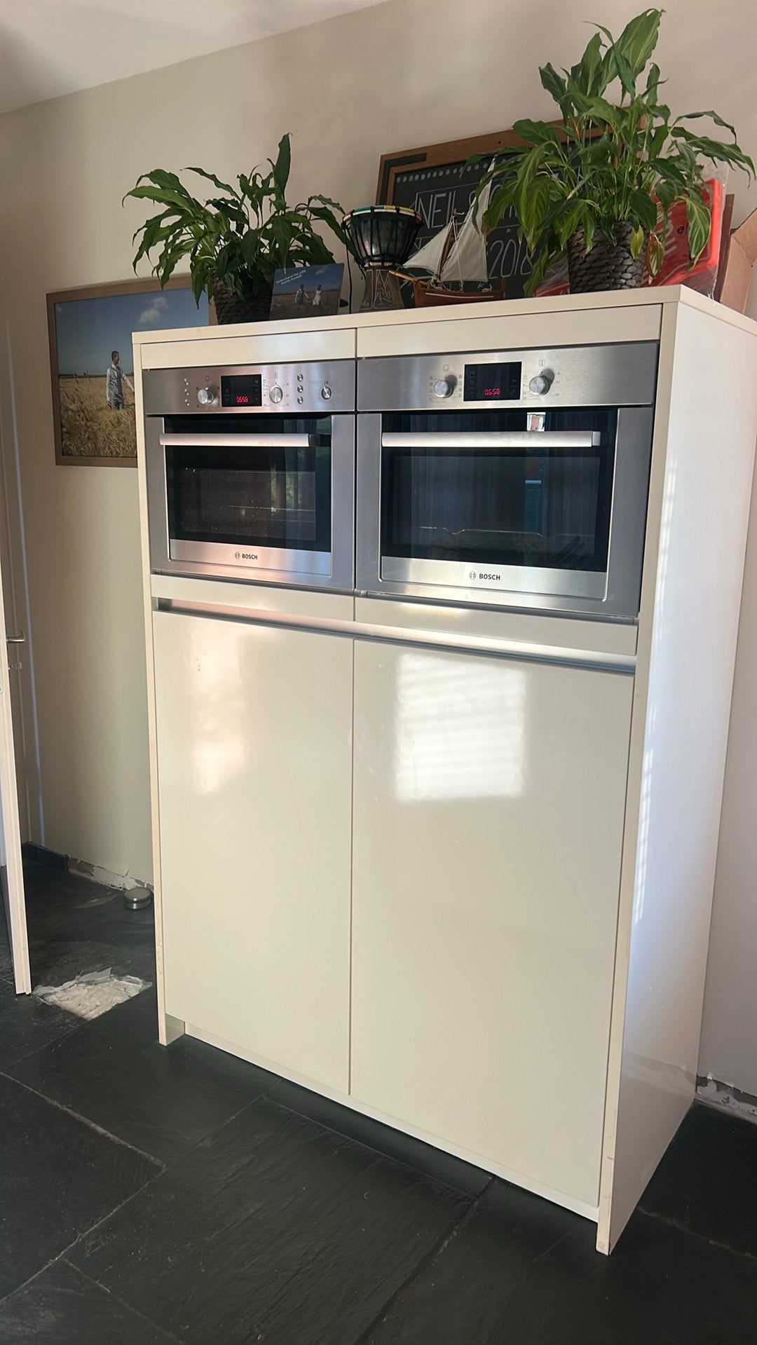 Keukenblok met bosch apparatuur., Huis en Inrichting, Ophalen, Gebruikt, 100 tot 150 cm, 150 tot 200 cm