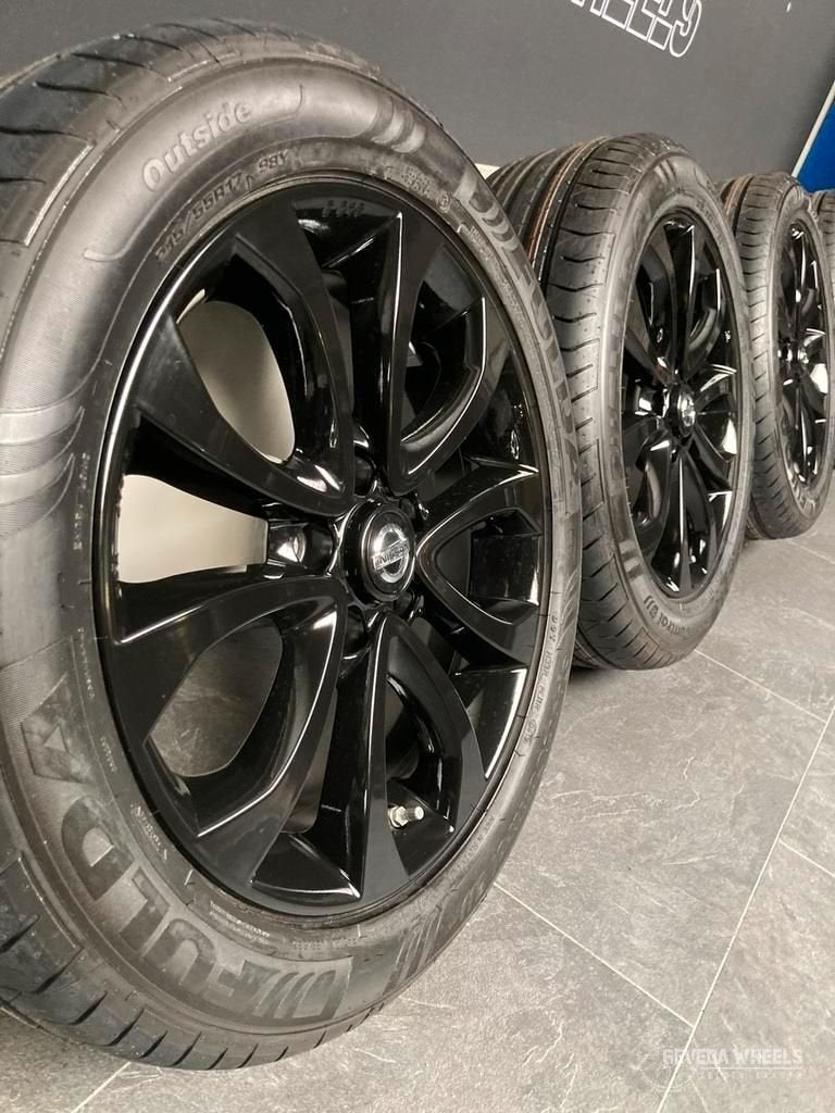 17'' originele Nissan Juke F15 demo velgen + banden 5x114.3, -, -, Banden en Velgen, 17 inch