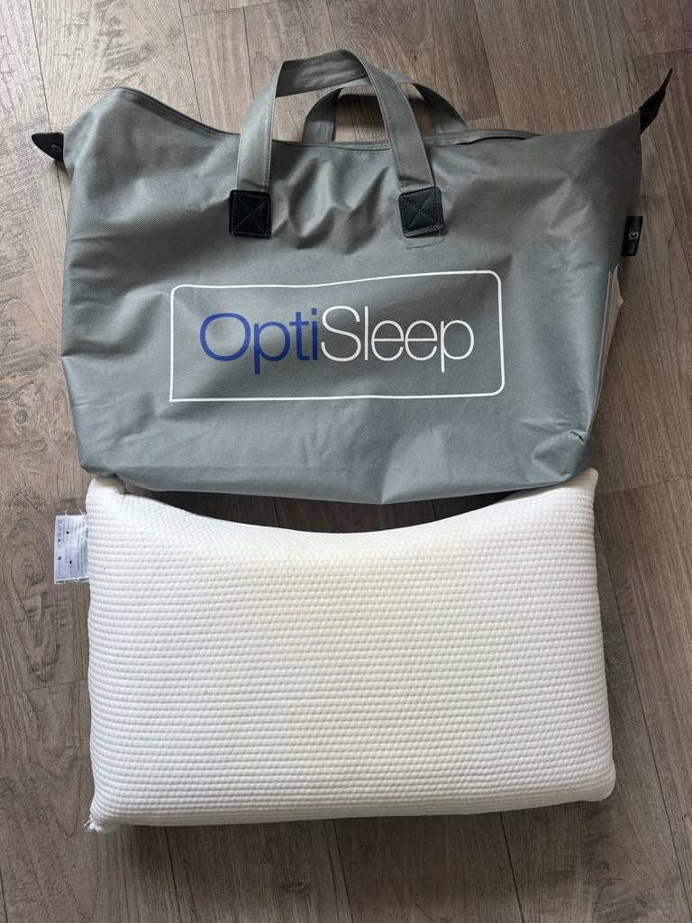 Optisleep OS520 16cm zijslaap kussen, Ophalen, Gebruikt, Eenpersoons, Wit