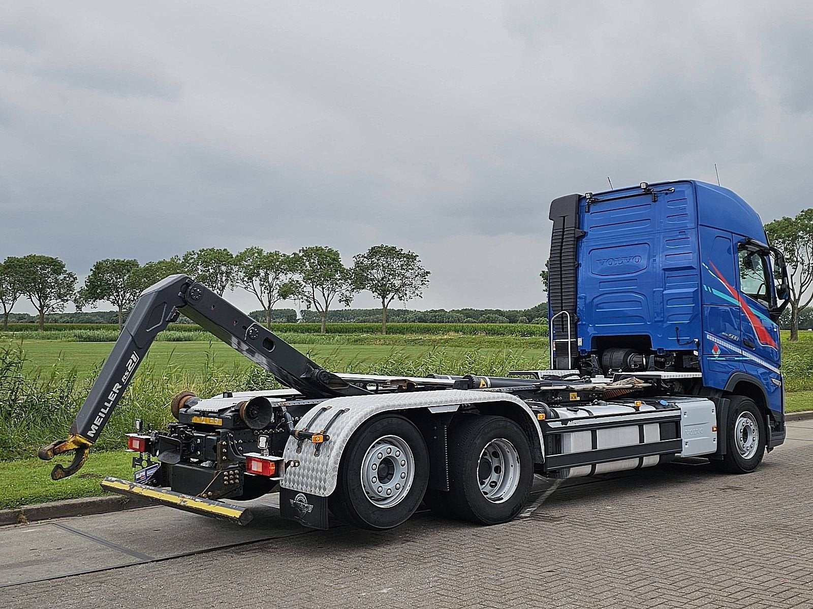 VOLVO FH 500 meiller haken rs2165, Auto's, Automaat, Euro 6, 510 pk, Blauw