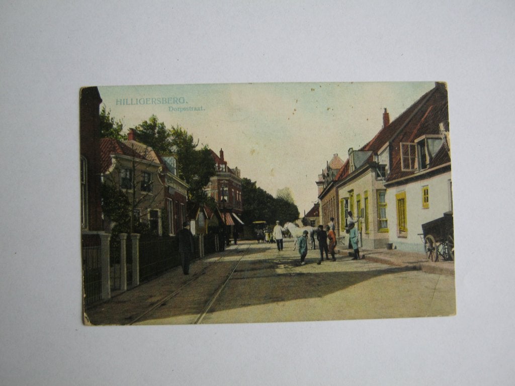 Ansichtkaarten Nederland,TC 9-87 Hilligersberg, Dorpsstraat, Ophalen of Verzenden, Voor 1920, Gelopen, Zuid-Holland