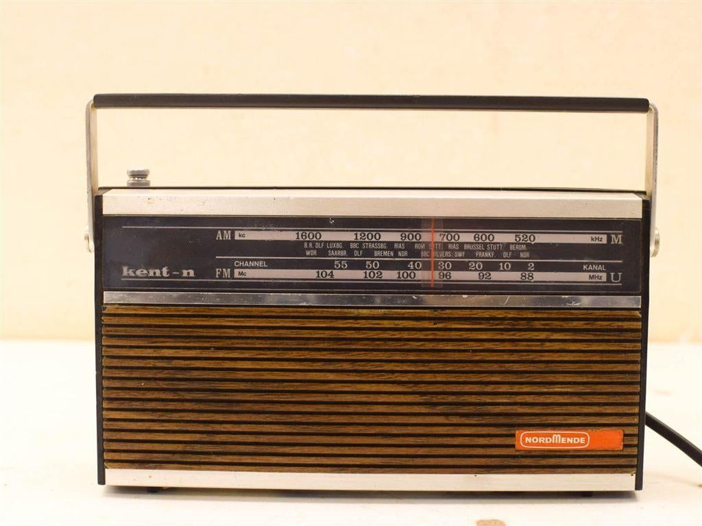 Vintage Nordmende kent-n radio 51674, Ophalen of Verzenden, Gebruikt