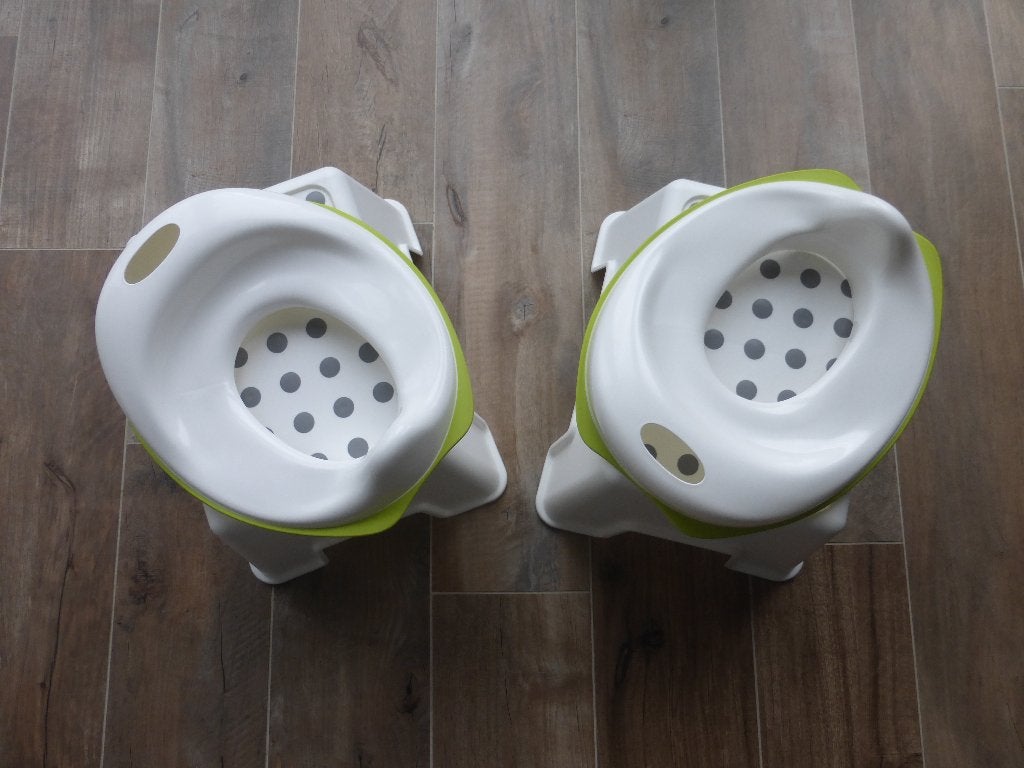 Tossig wc bril (verkleiner) & Bolmen badkamerkruk (Ikea), Ophalen, Zo goed als nieuw