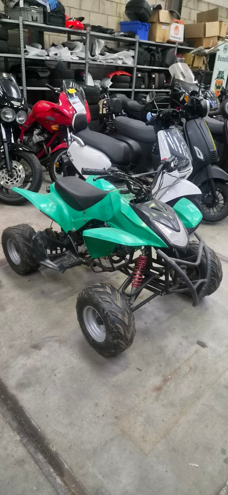 110cc quad semi automaat, Fietsen en Brommers, Ophalen, Gebruikt, Overige typen