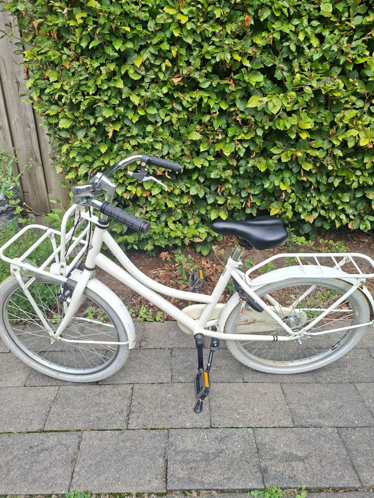 Alpina 22 inch meisjesfiets - Wit, Ophalen, Terugtraprem, 22 inch, Gebruikt