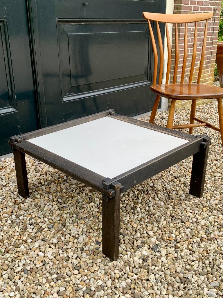 Vintage Farmer salontafel Gerd Lange voor Bofinger, Ophalen, Gebruikt, 50 tot 100 cm, 50 tot 100 cm