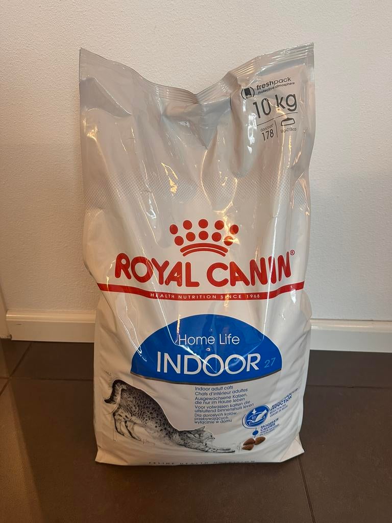 Royal Canin indoor adult 10 kg kattenvoer nieuwe zak, Dieren en Toebehoren, Dierenvoeding, Ophalen, Kat