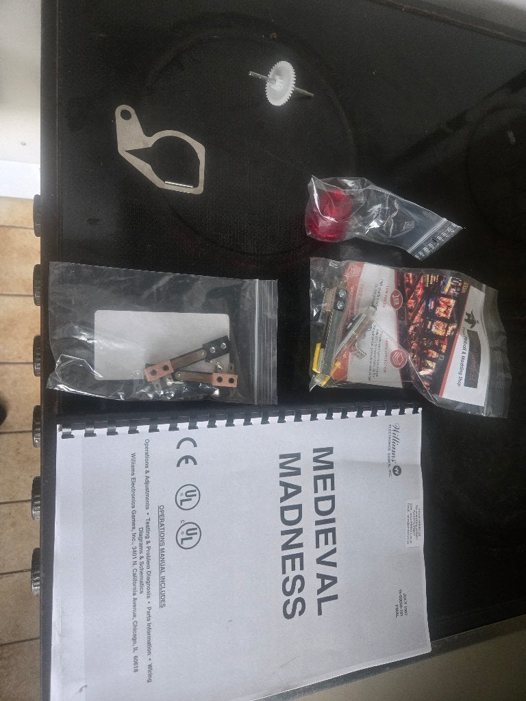 Medeival madness onderdeleb, Verzamelen, Verzenden, Nieuw, Onderdeel of Defecte kast, Williams