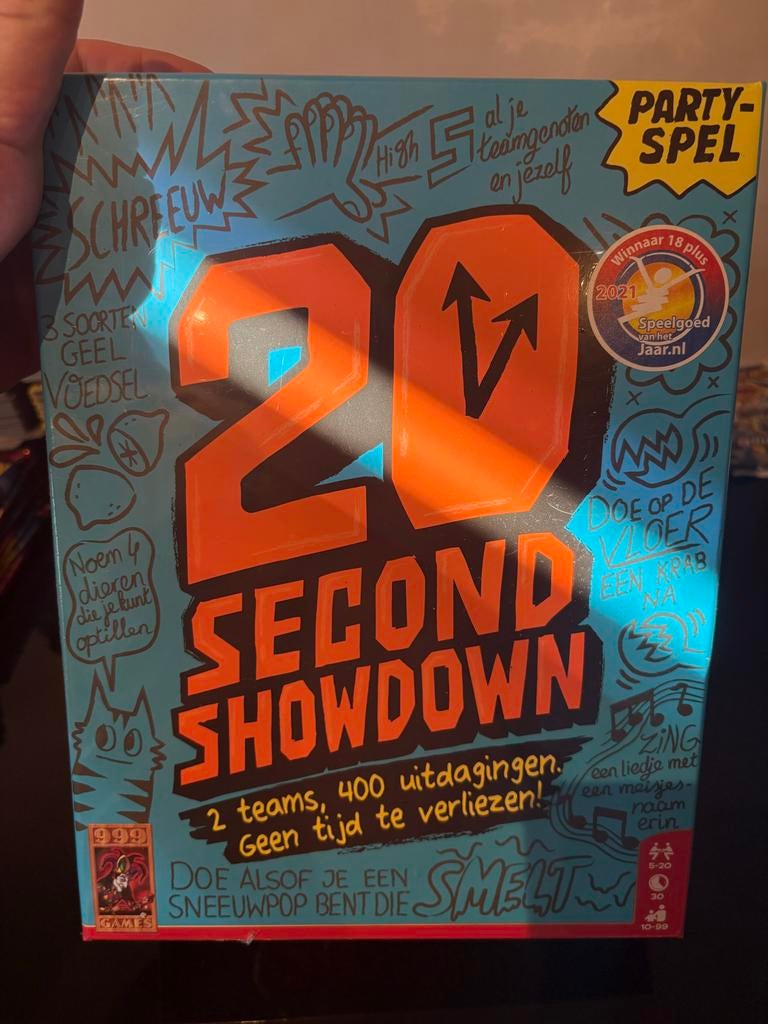 20 Second Showdown - Nieuw in seal - Party spel, Hobby en Vrije tijd, Gezelschapsspellen | Bordspellen, Nieuw, Drie of vier spelers