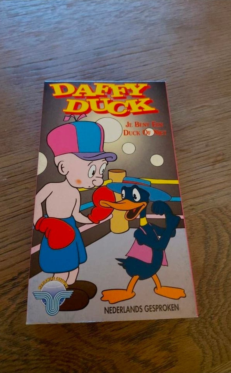 Daffy Duck videoband. Je bent een Duck of niet., Gebruikt, Tekenfilm, Alle leeftijden, Ophalen of Verzenden