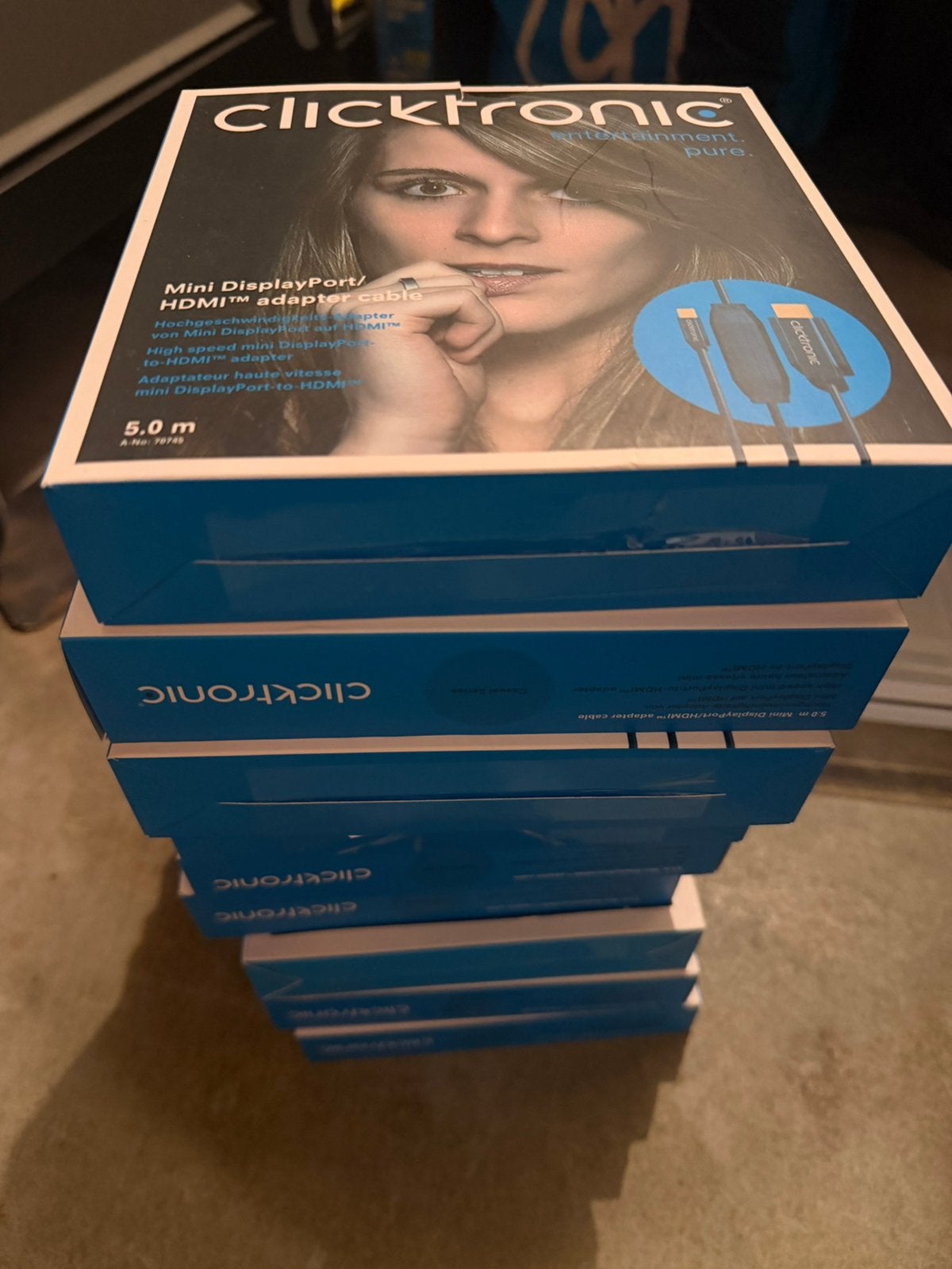 Clicktronic mini displayport naar hdmi adapter kabel partij, Ophalen of Verzenden, Zo goed als nieuw