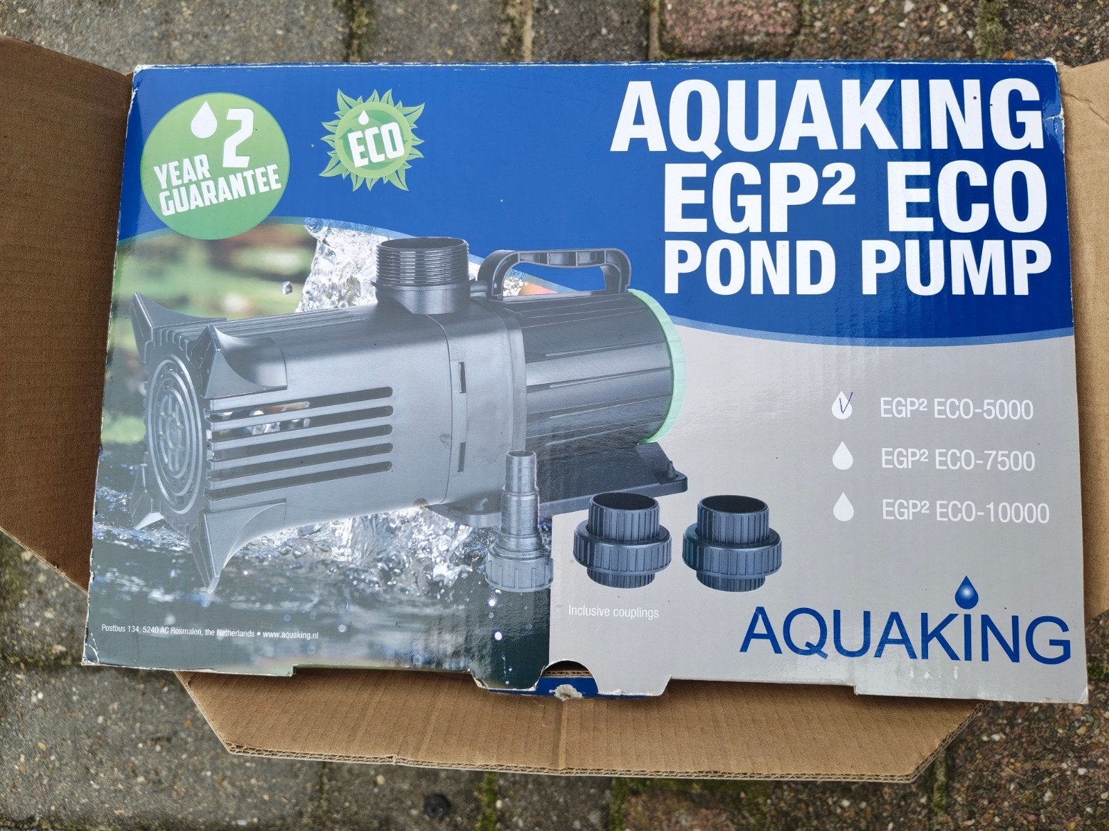 Aquaking EGP2 ECO-5000 vijverpomp (zonder koppeling), Ophalen, Gebruikt, Vijverpomp