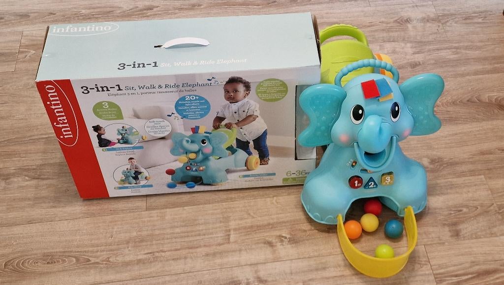 Loopwagen, Kinderen en Baby's, Speelgoed | Babyspeelgoed, Ophalen, Zo goed als nieuw, Overige typen