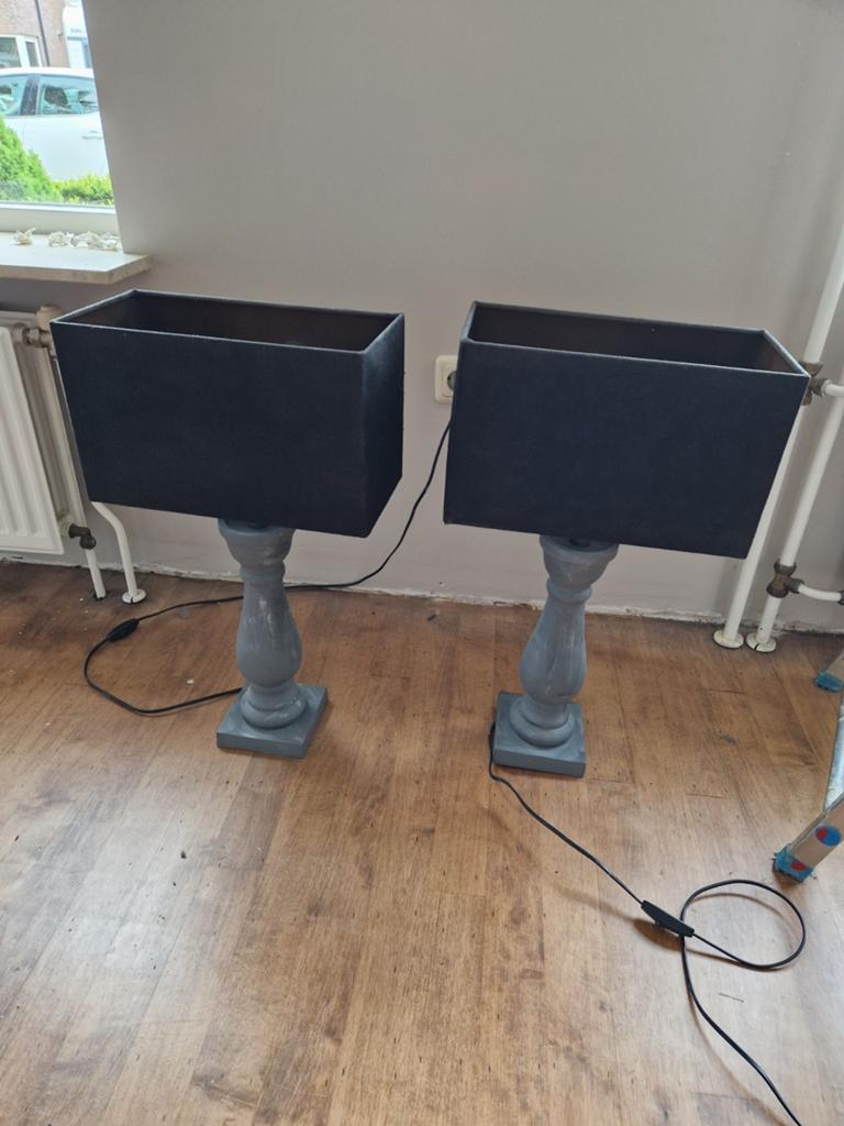 2 schemerlampen in erg goede staat, Huis en Inrichting, Klassiek, Sfeervol, 50 tot 75 cm, Ophalen of Verzenden, Zo goed als nieuw