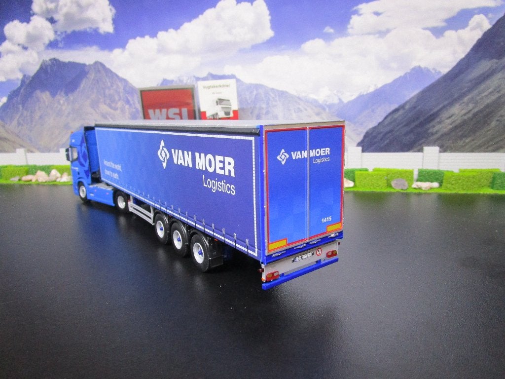 wsi 01-3834 scania r highline cr20h van moer logistics, Hobby en Vrije tijd, Modelauto's | 1:50, Ophalen, Nieuw, Bus of Vrachtwagen