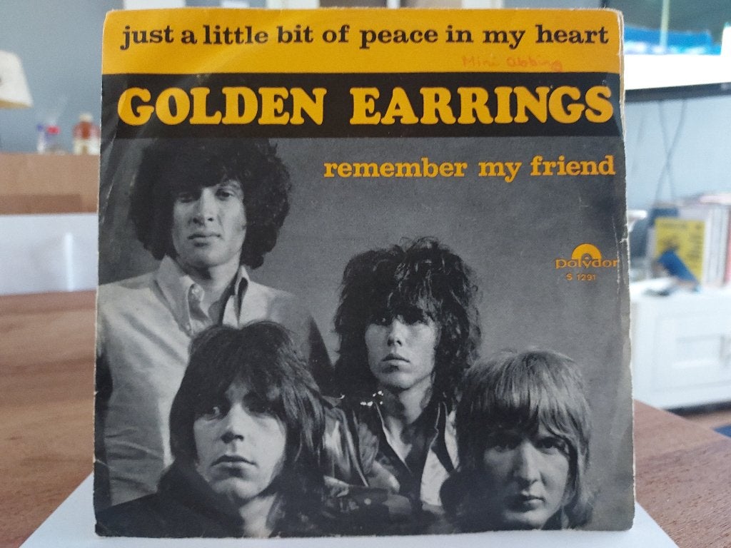 7" Single Golden Earrings - Just A Little Bit Of Peace In My, Gebruikt, 7 inch, Ophalen of Verzenden, Pop