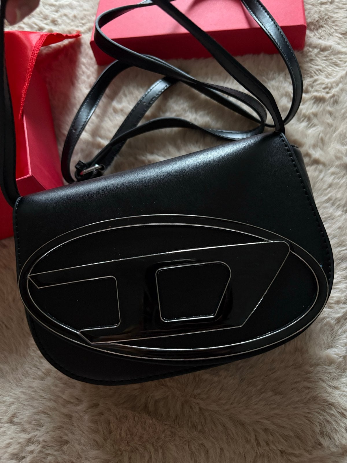 Nieuwe Diesel tas zwart met doos, Ophalen of Verzenden, Nieuw, Zwart, Schoudertasje