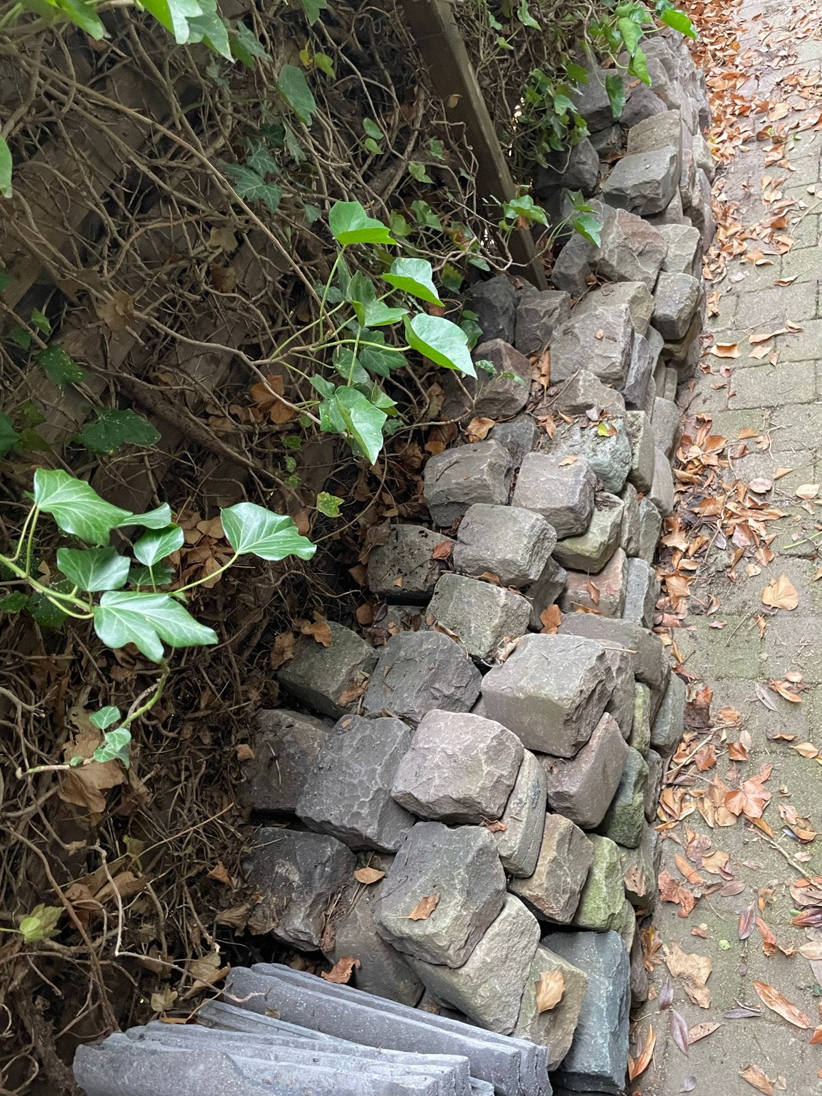 Partij kinderkopjes voor tuin of oprit, Ophalen, Overige materialen, Gebruikt, Kei