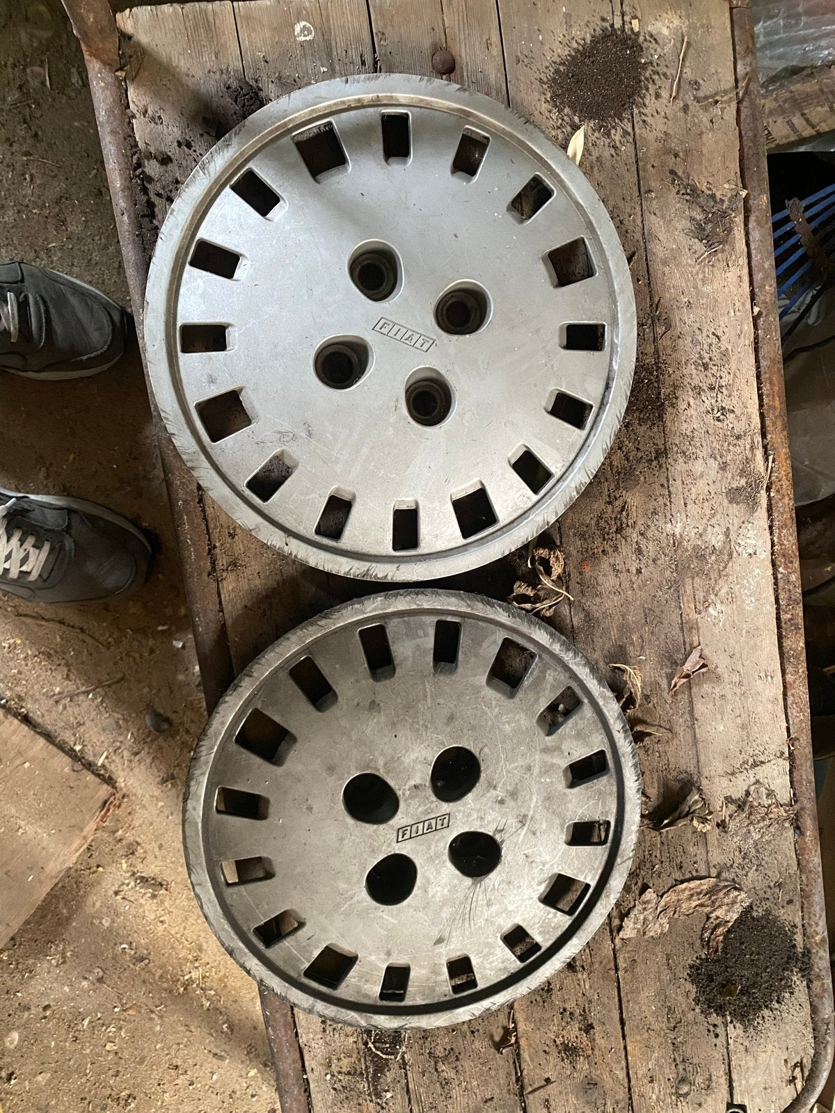 Fiat wieldoppen 13 inch, Ophalen of Verzenden, Gebruikt
