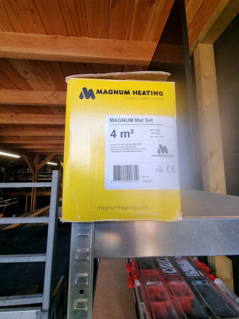 Magnum vloerverwarming 4 m2, Ophalen of Verzenden, Nieuw