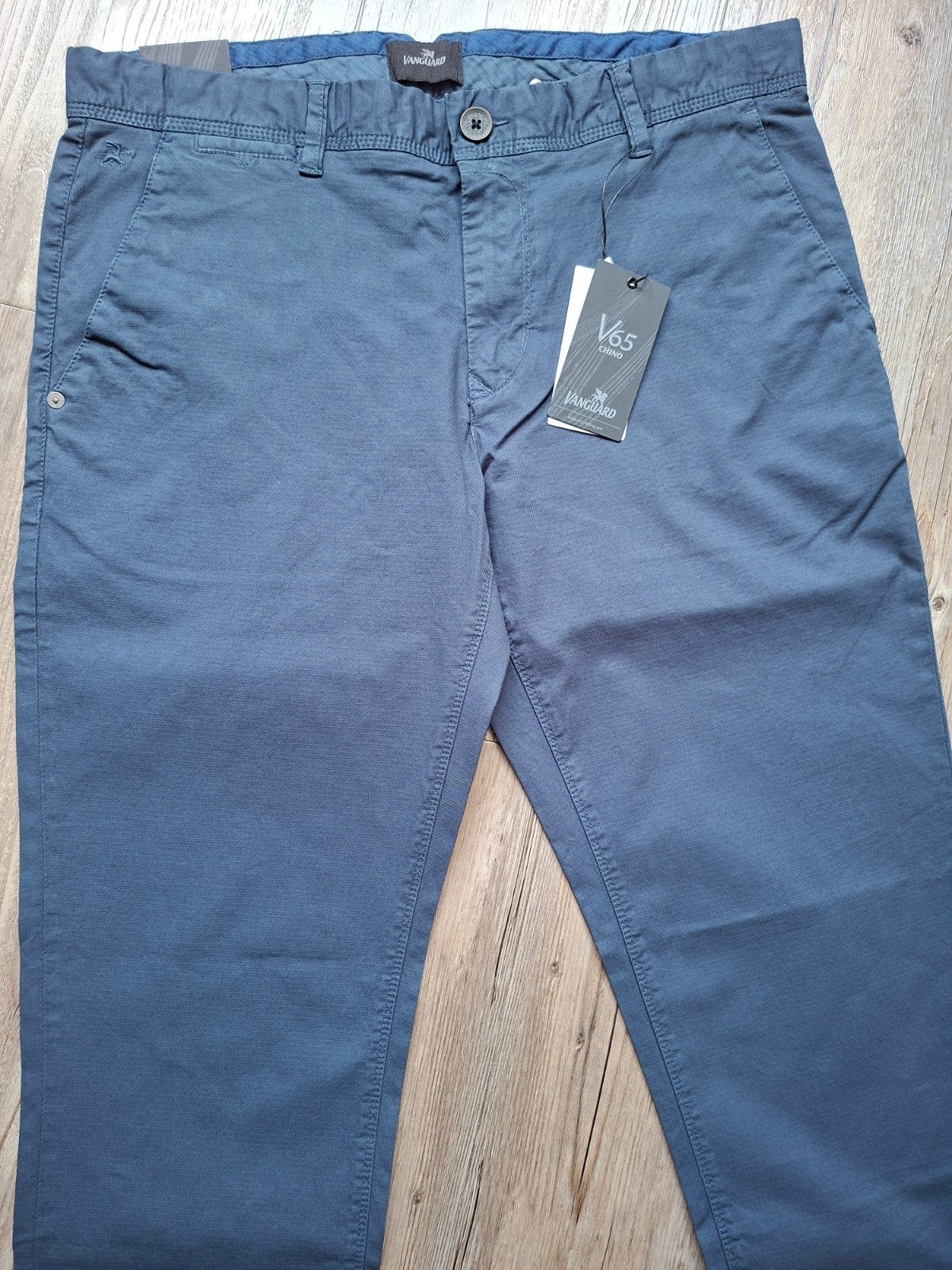 VANGUARD V65 slimfit chino W36 L34, W36 - W38 (confectie 52/54), Blauw, Nieuw, Ophalen of Verzenden