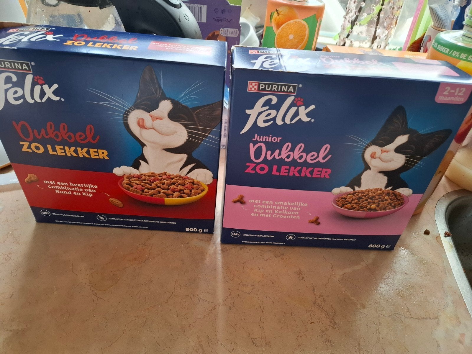 katten brokken felix en purina one, Dieren en Toebehoren, Dierenvoeding, Ophalen, Kat