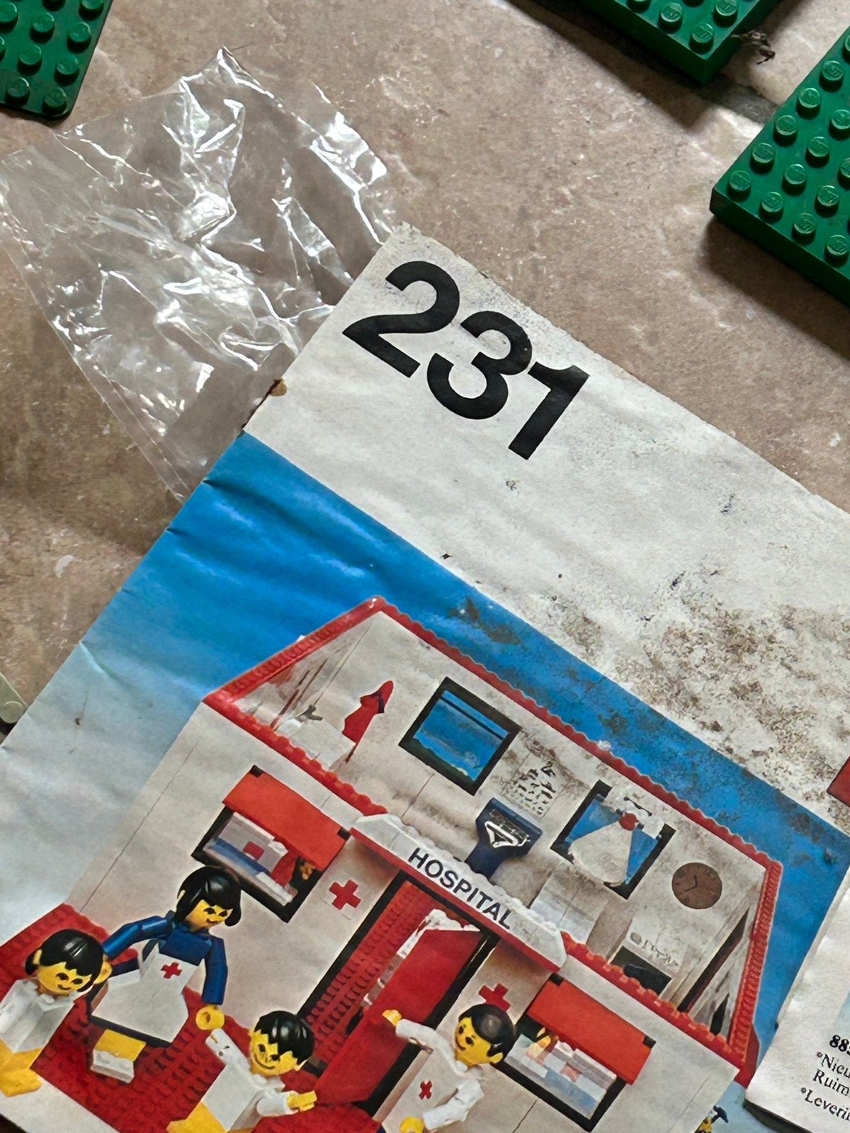 Grote partij vintage LEGO met instructieboekjes en grondplat, Ophalen, Gebruikt, Overige merken