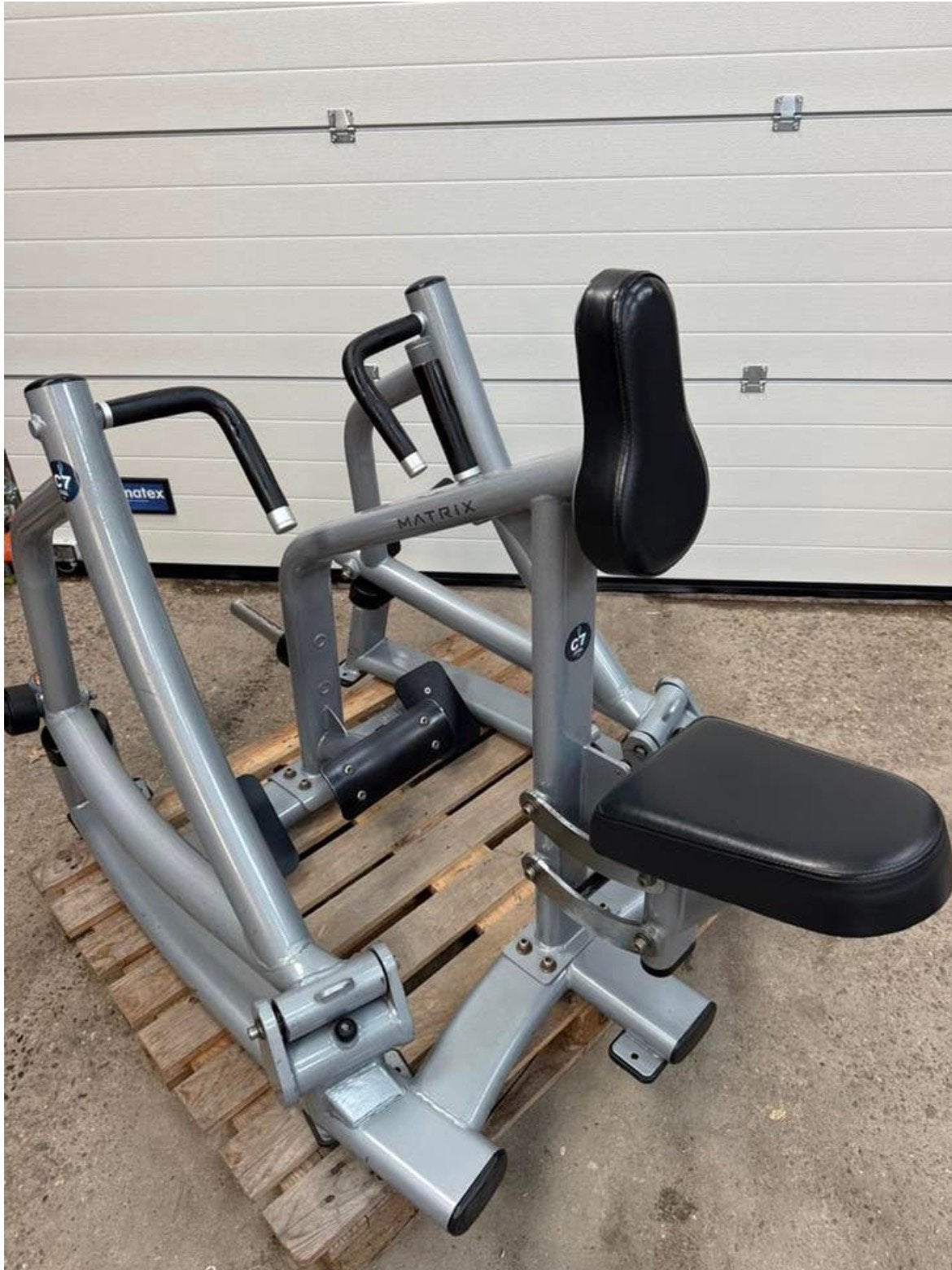 Matrix Plate loaded Seated row / Rowing machine / 50 mm, Ophalen, Benen, Gebruikt, -