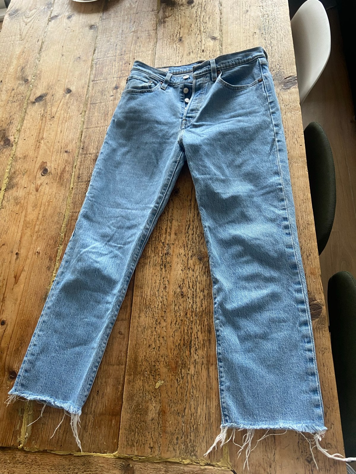 Levi's 501 jeans W27 L26, Ophalen of Verzenden, Gedragen, Blauw, W27 (confectie 34) of kleiner