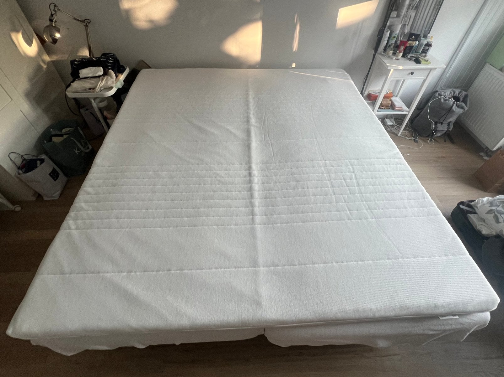 IKEA TUSSÖY memory foam topper (160200 cm)., Ophalen, Zo goed als nieuw, Tweepersoons, 160 cm