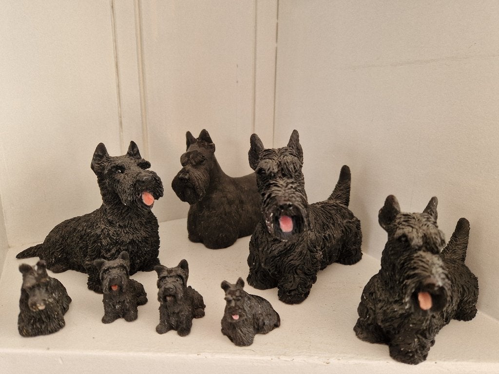 Collectie verfijnde schotse terriers, Ophalen of Verzenden, Zo goed als nieuw, Dier