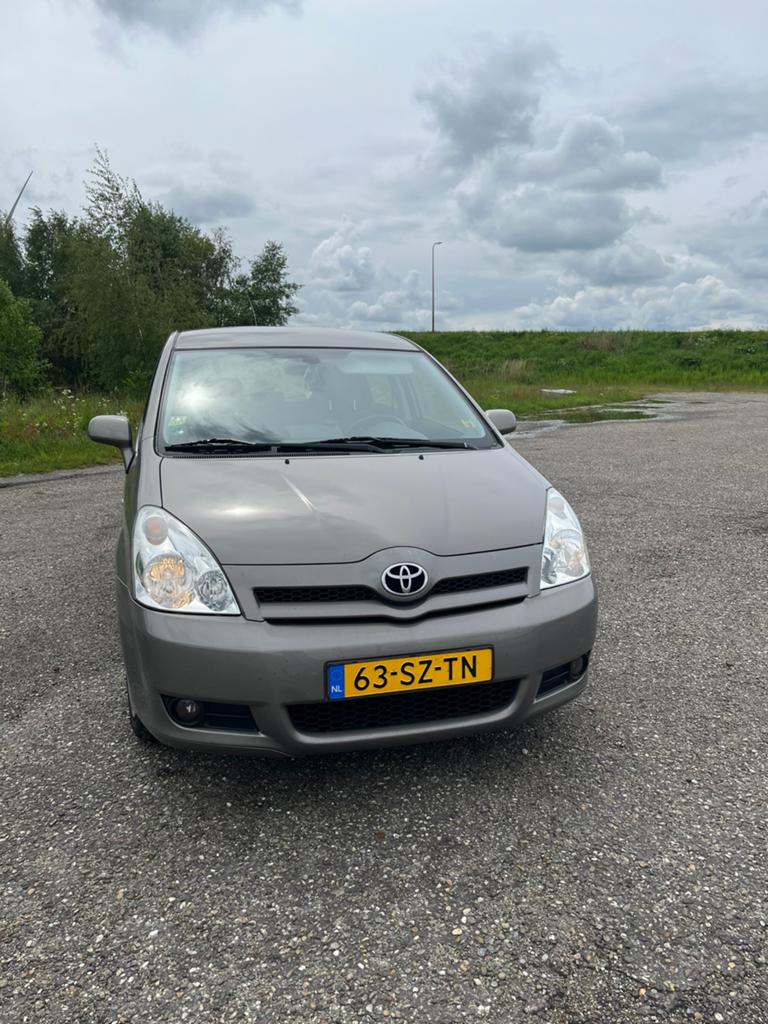 Toyota Corolla Verso 1.8 Vvt-i Linea SOL 5P 2006 Beige, Auto's, Zwart, 4 cilinders, 129 pk, Beige