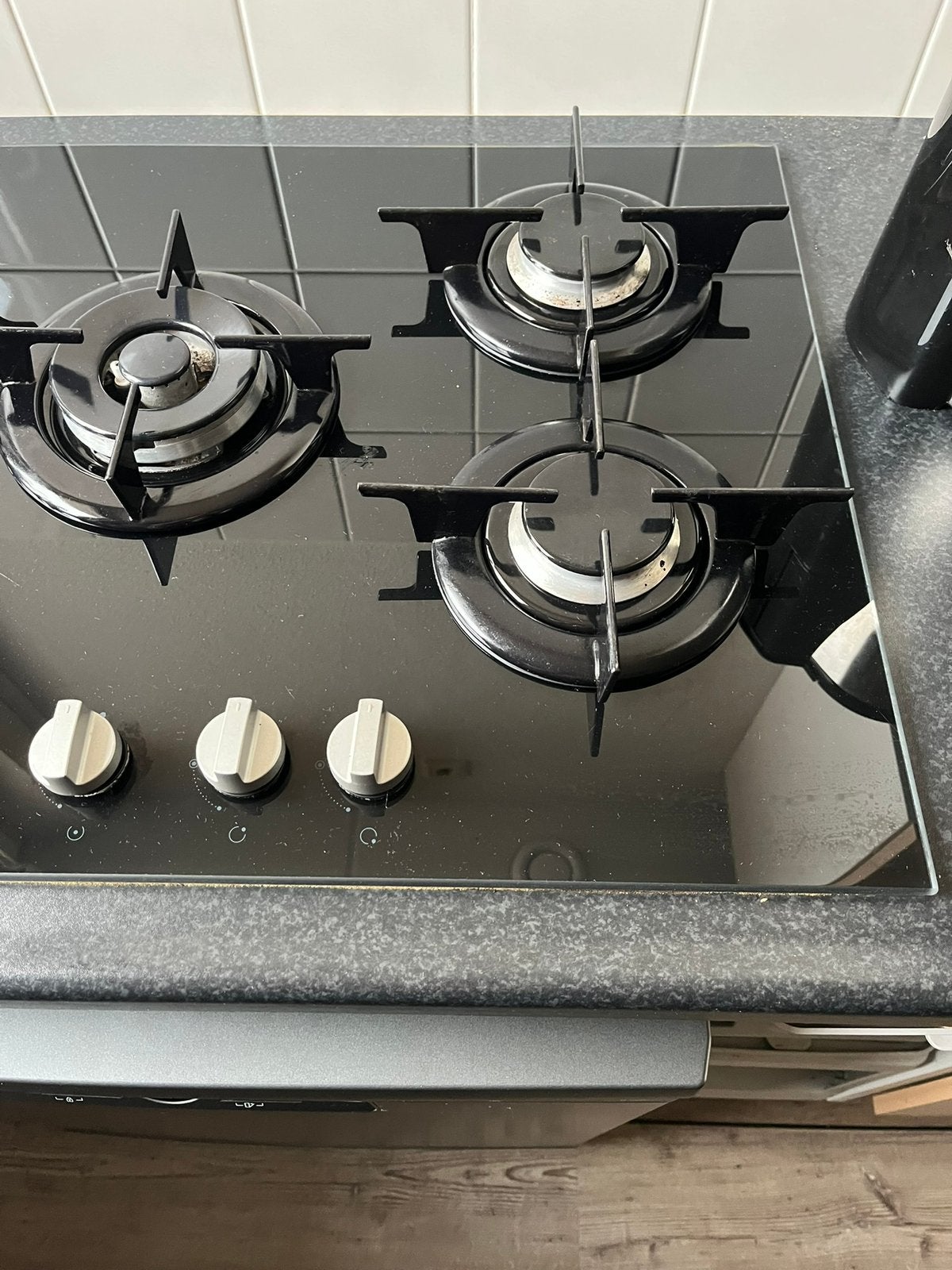 Gereserveerd Indesit inbouw gaskookplaat 5 kookzones, Ophalen, Gebruikt, Energieklasse A of zuiniger, Inbouw