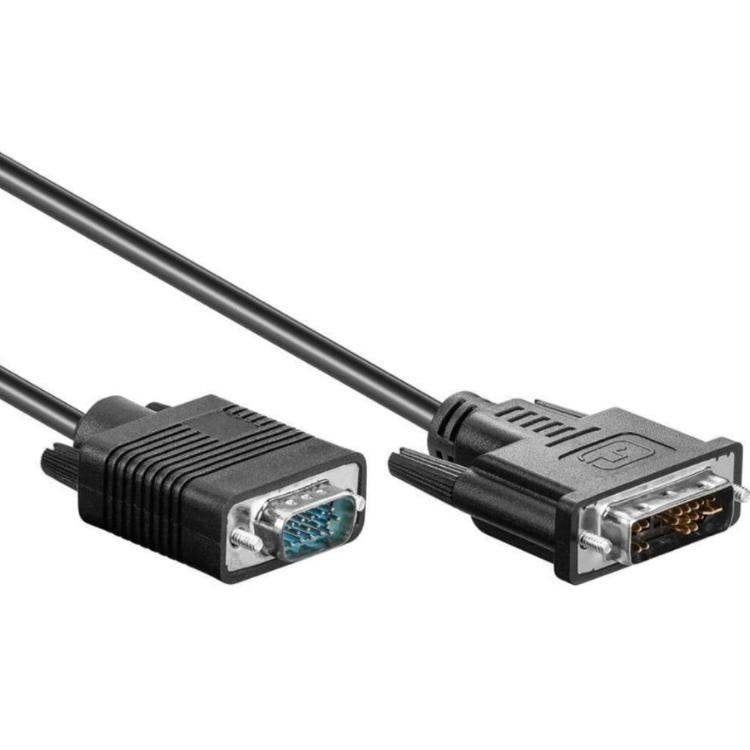 DVI-A naar VGA-kabel – 1 meter, Audio, Tv en Foto, Audiokabels en Televisiekabels, Ophalen of Verzenden, Gebruikt, Minder dan 2 meter