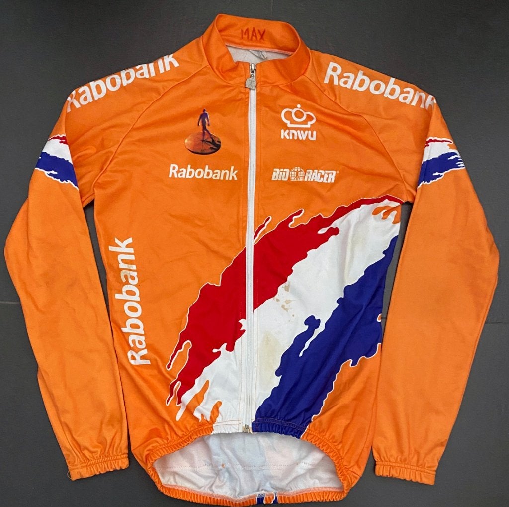 Wielershirt/jack RABOBANK-MAX v HEESWIJK 2008 + naam boord, Ophalen of Verzenden, Overige typen