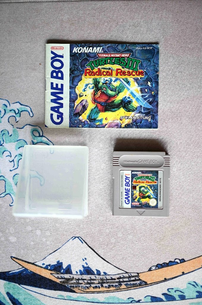 Ninja Turtles 3 Radical Rescue Game Boy (PAL), Spelcomputers en Games, Avontuur en Actie, Gebruikt, 1 speler, Ophalen of Verzenden