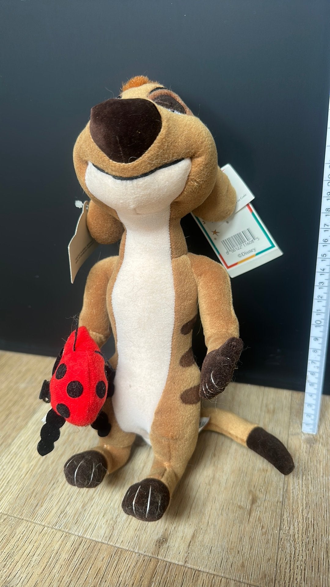 Timon knuffel lieveheersbeestje | Lion King | nieuw | Disney, Ophalen of Verzenden, Leeuwenkoning of Jungle Boek, Nieuw, Knuffel