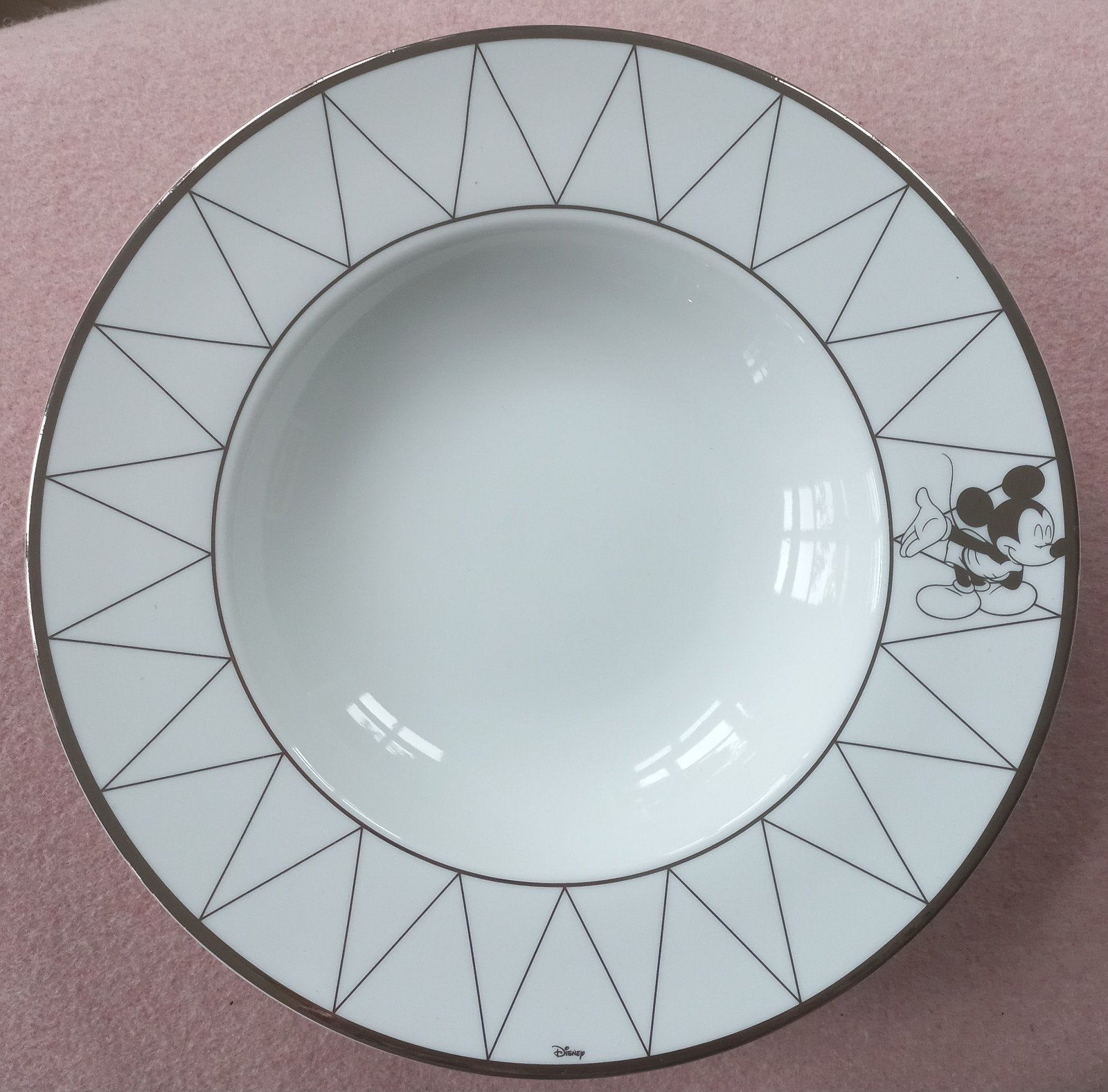 Disney Mickey Mouse diepe borden set - Zo goed als nieuw, Huis en Inrichting, Ophalen