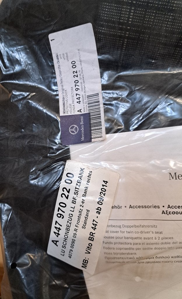 Mercedes Vito 447 Stoelhoes bekleding  Rechts nieuw, Verzenden, Nieuw, Mercedes-Benz