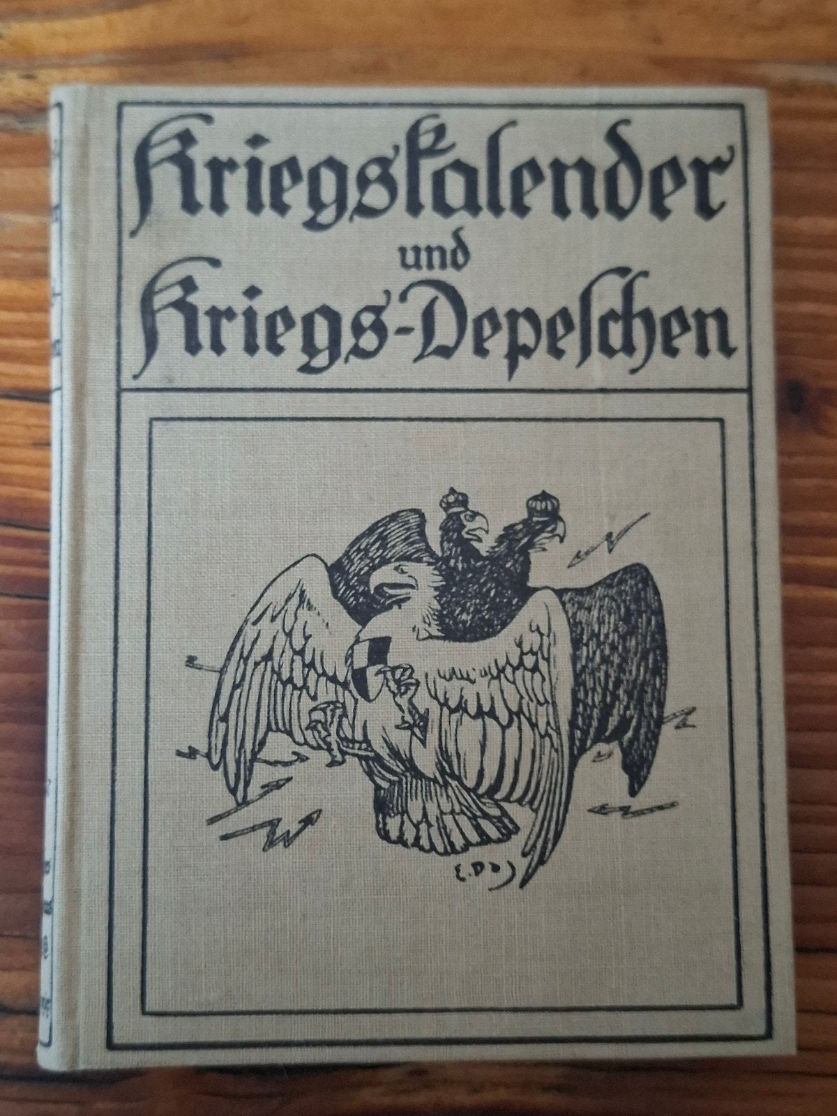 WO1 Duits Kriegskalender und Kriegs-Depeschen origineel, Ophalen of Verzenden