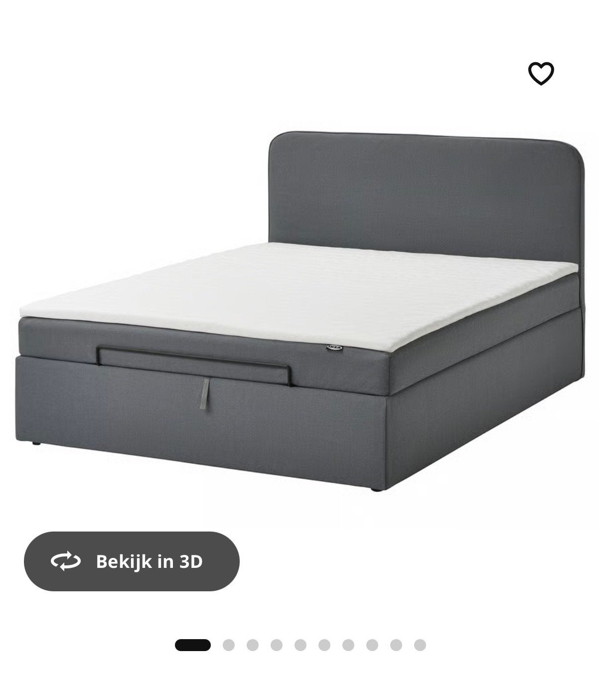 IKEA matras en topper, Ophalen, Tweepersoons, 140 cm, Zo goed als nieuw