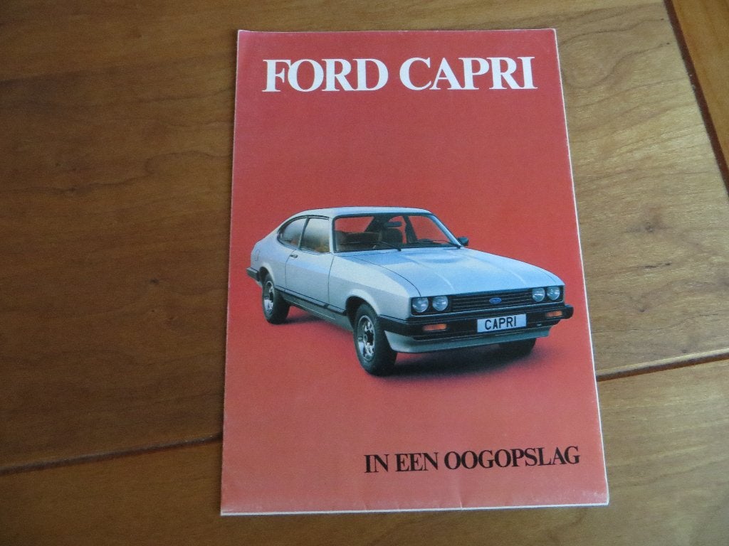 Instructieboek Ford Capri 12-1977, ook 2.0 V6 en 2.3 V6, Ophalen of Verzenden