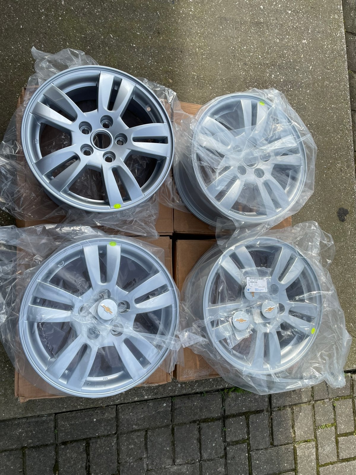 Chevrolet aveo lichtmetalen 5x112 velgen sport velgen nieuw!, Ophalen, 15 inch, Velg(en), Nieuw