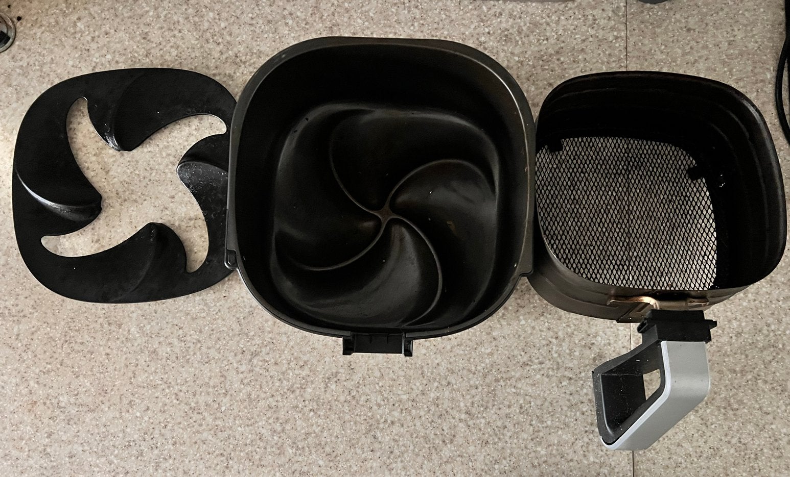 Onderdelen oa mand Philips Airfryer XXL HD9651/90, Verzenden, Gebruikt, Airfryer XXL, 1500 gram of meer