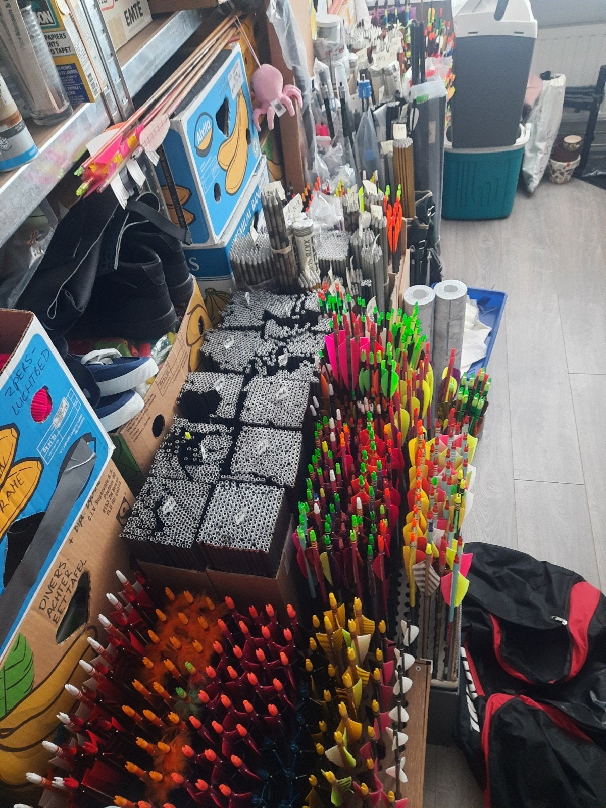 Alle soorten pijlen voor de handboogsport alu/carbon/hout..., Sport en Fitness, Ophalen of Verzenden, Nieuw, Pijlen