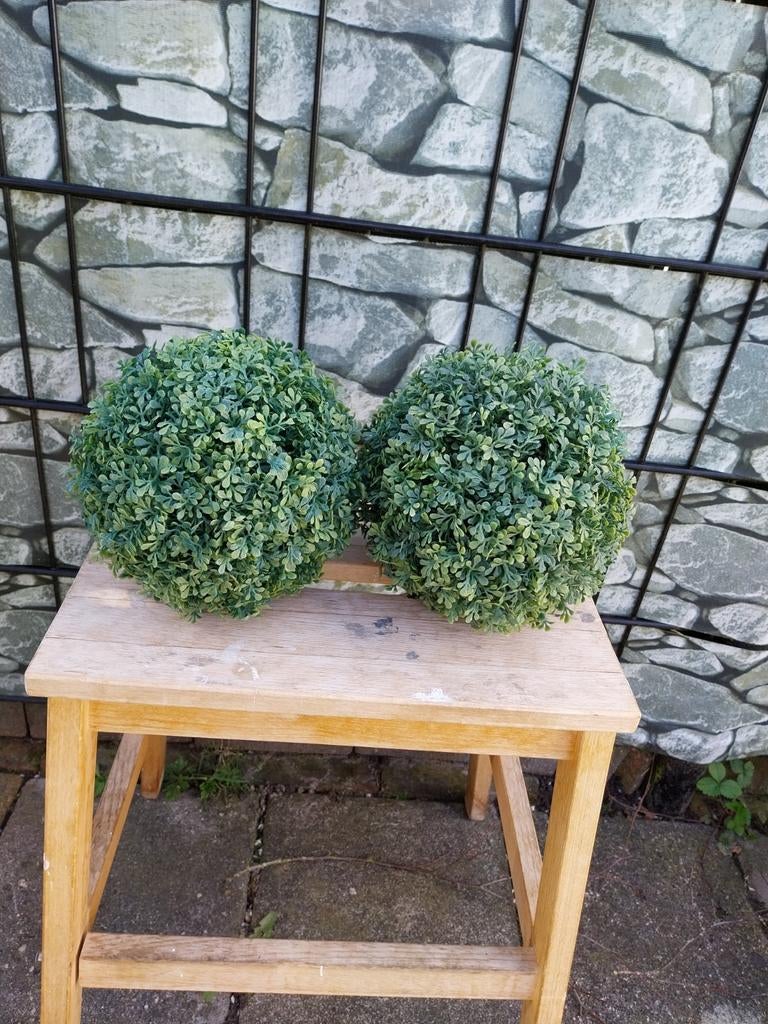 Buxusbollen kunst, Ophalen, Rond, Kunststof, Minder dan 30 cm