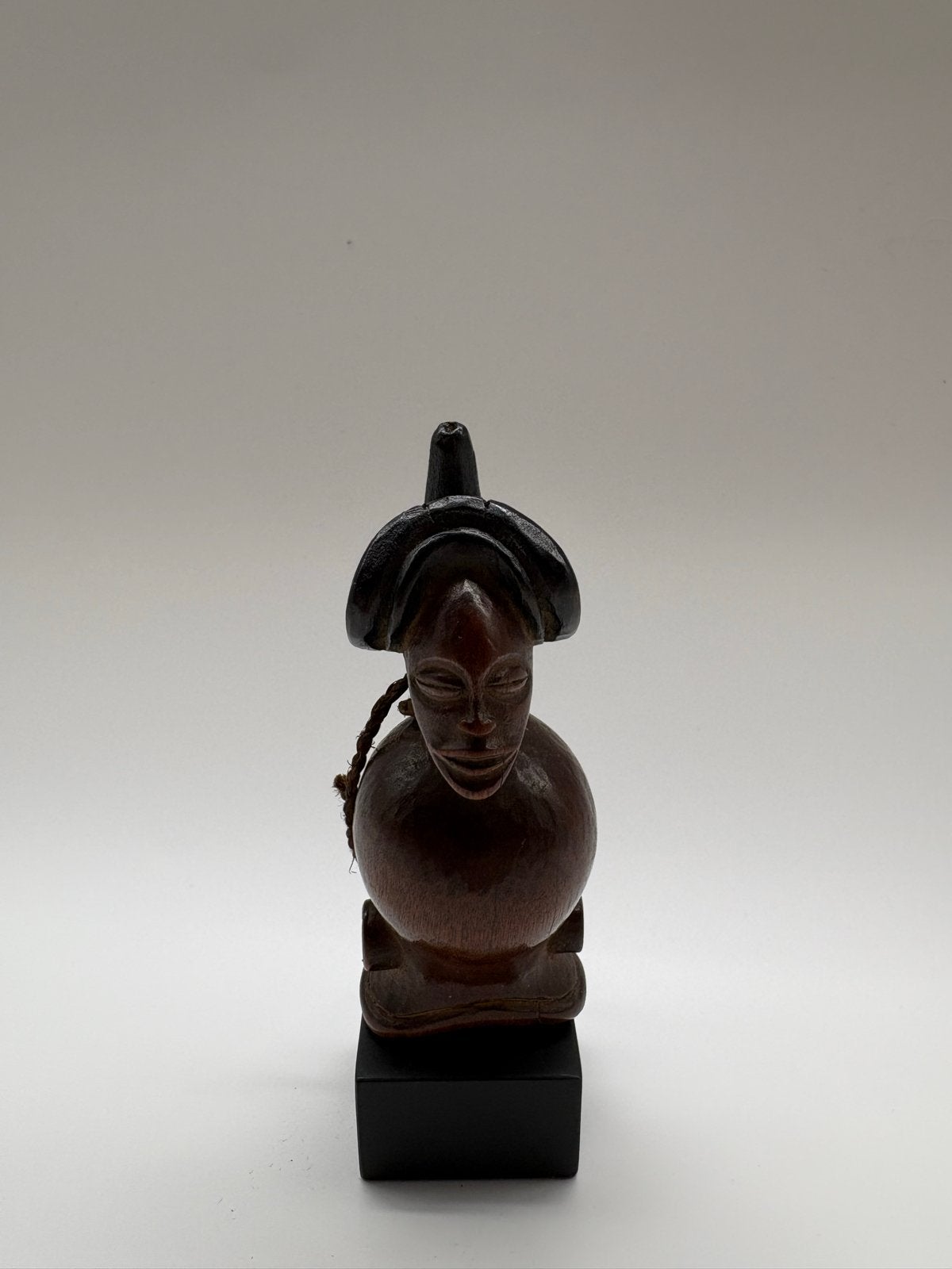Chokwe Whistle - Angola/DRC, Hout, Bruin, Afrika, Ophalen of Verzenden
