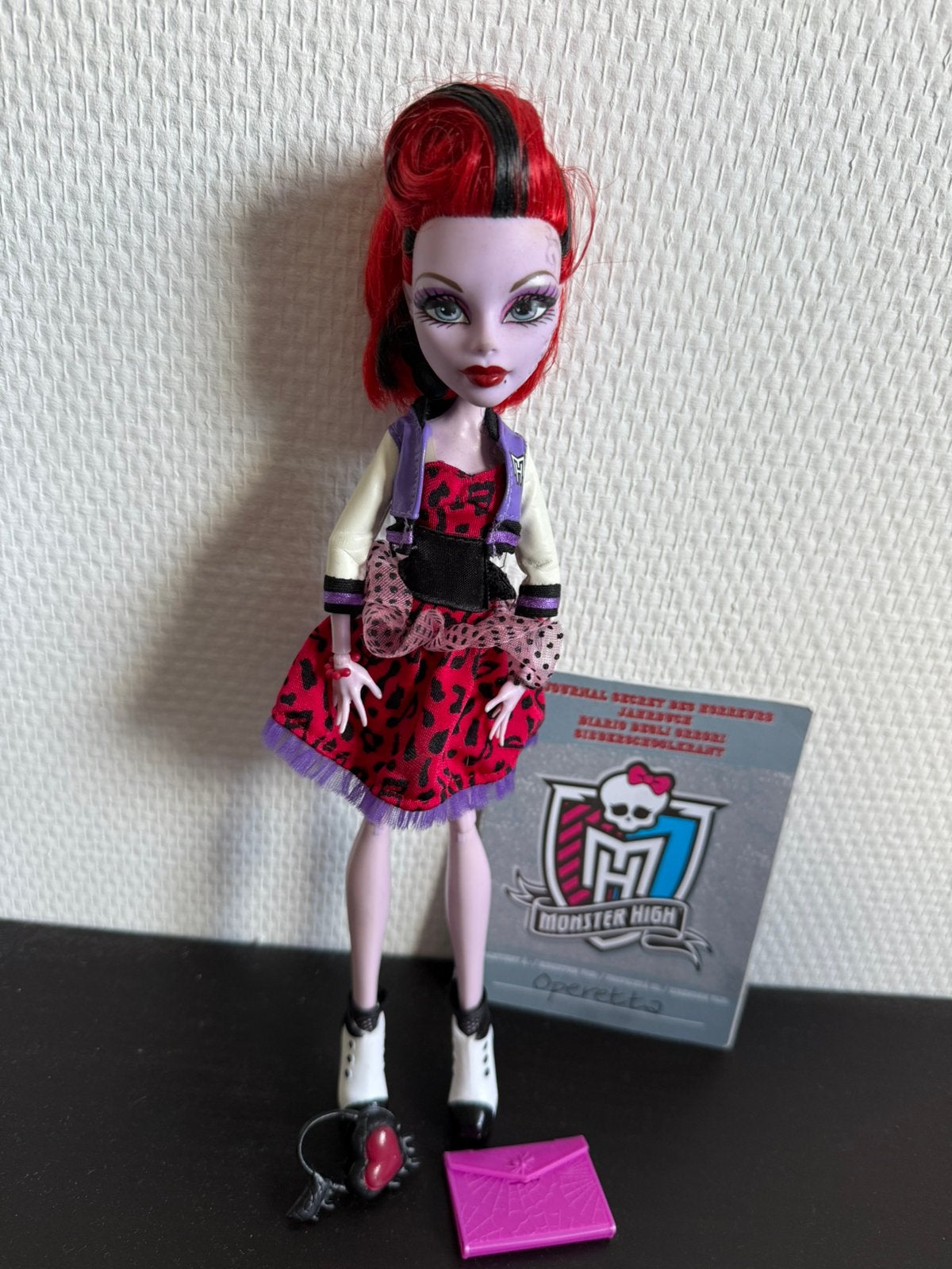 Monster high pop Operetta, Ophalen of Verzenden, Zo goed als nieuw, Pop