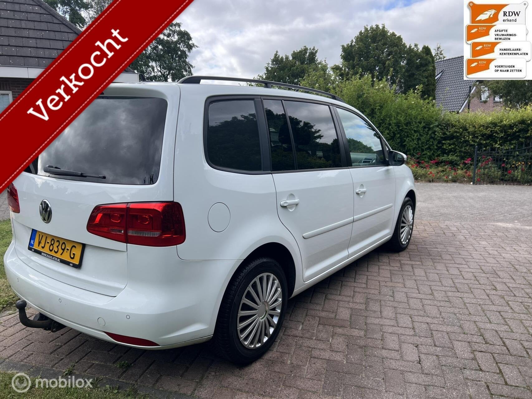 Nette VW Touran 1.6 TDI Comfortline BM Grijskenteken bj 2014, Auto's, Voorwielaandrijving, Euro 5, Gebruikt, 4 cilinders