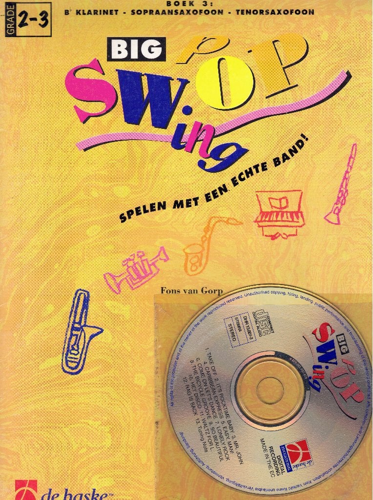Big Swop Klarinet / Sopraansax / Tenorsax, Muziek en Instrumenten, Bladmuziek, Gebruikt, Ophalen of Verzenden, Artiest of Componist